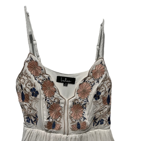Lulu’s Daisy Petal Pickin' Embroidered Dress, Extra Small - Picture 8 of 16
